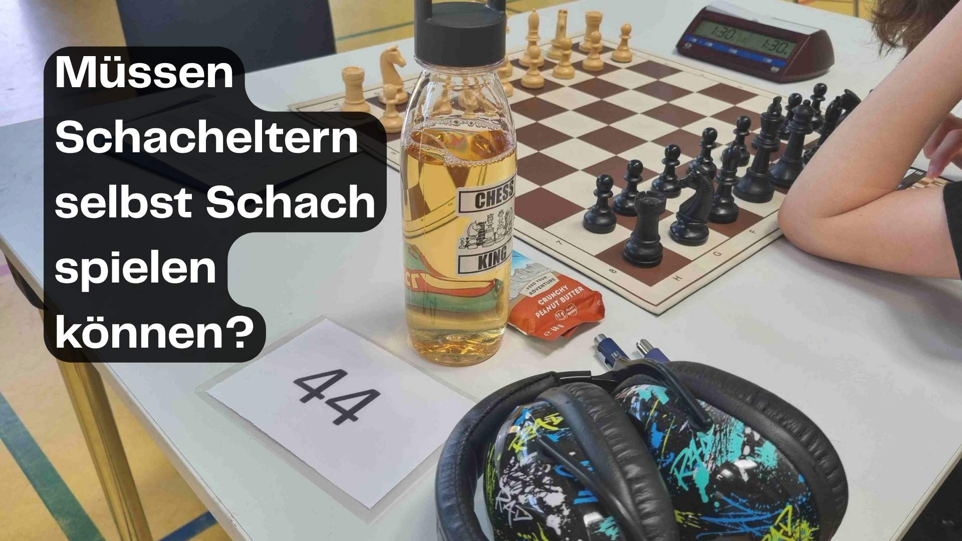 Schachbrett mit Startaufstellung